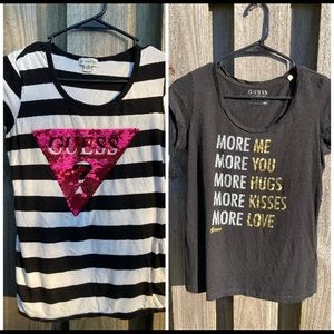 2 GUESS T-Shirts